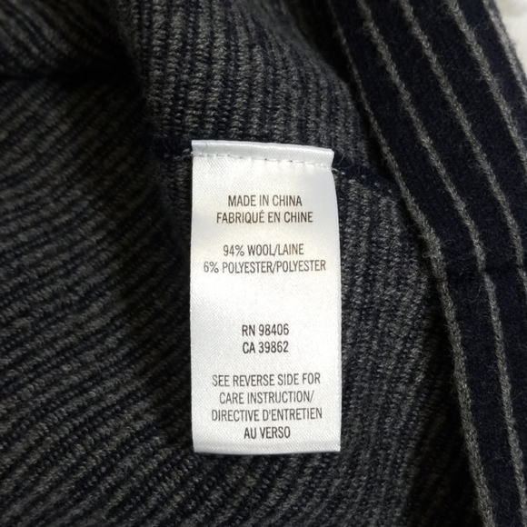 Theory Randria Navy Striped Mini Dress - Picture 8 of 8